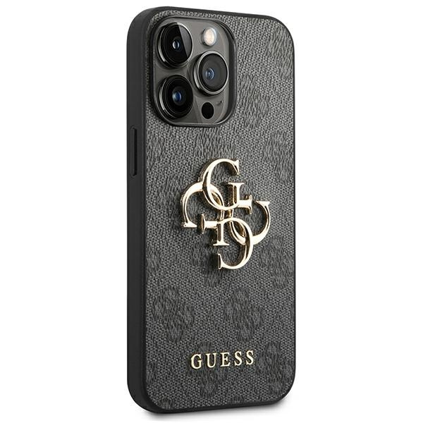 Etui GUESS Apple iPhone 14 Pro 4G Big Metal Logo Szary Hardcase