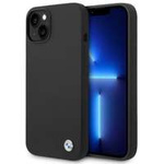 Etui BMW BMHCP14SSILBK iPhone 14 6,1" czarny/black Silicone Metal Logo