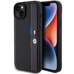 Etui Bmw Bmhcp15s23pupvk Iphone 15 / 14 / 13 6.1" Czarny/black Hardcase Perforated Tricolor Line Case
