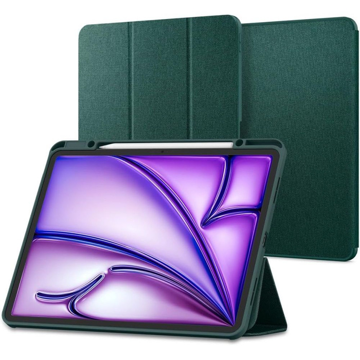 Etui Spigen Urban Fit iPad Air 10.9 4 / 5 / 2020-2022 / 6 7 / 2024-2025 Midnight Green Case
