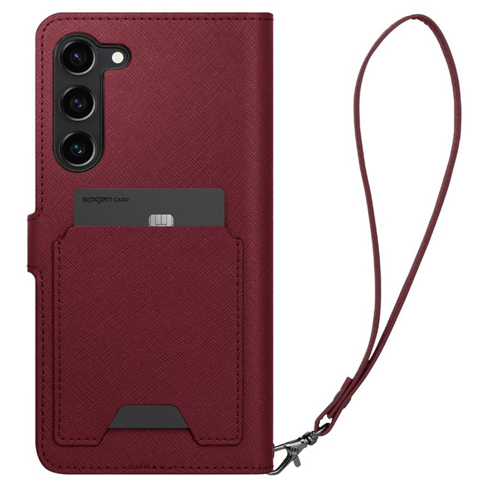 Etui Spigen Wallet ”s” Plus Galaxy S23 Plus Burgundy Case