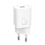 Baseus Super Si 1C szybka ładowarka USB Typ C 25W Power Delivery Quick Charge biały (CCSP020102)