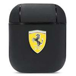 Ferrari FESA2LEBK AirPods cover czarny/black On Track Leather