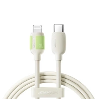 Kabel Joyroom S-A53 30W USB-C - Lightning z fluorescencyjną końcówką 2 m - beżowy