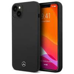 Etui Mercedes iPhone 14 6,1" czarny/black hardcase Silicone Magsafe