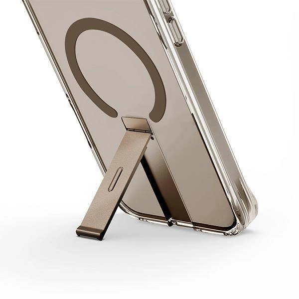 Etui UNIQ Eleva with Vertica Stand iPhone 16 Pro 6.3" złoty/taupe gold