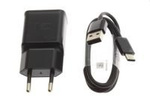 Oryginalna ŁADOWARKA SAMSUNG Fast Charging EP-TA200 + Kabel USB-C Galaxy S8 S9 S10 Note 8 9 Czarna