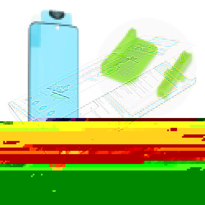 Szkło hybrydowe Bestsuit Flexible 5D Full Glue do Samsung Galaxy S23+ czarny (Hot Bending) - działający czytnik