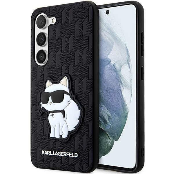 Etui Karl Lagerfeld KLHCS23MSAKLHCPK S23 Plus S916 hardcase czarny/black Saffiano Monogram Choupette Case