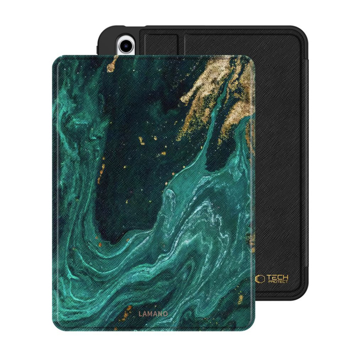 TECH-PROTECT LAMANO IPAD 10.9” 10 / 2022 / 11” 11 / 2025 VERDE AURA