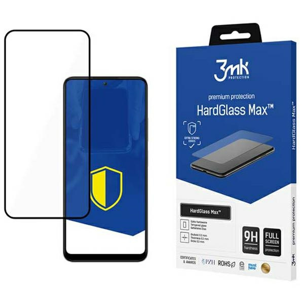 3MK HardGlass Max Xiaomi Redmi Note 12 czarny/black, Fullscreen Glass