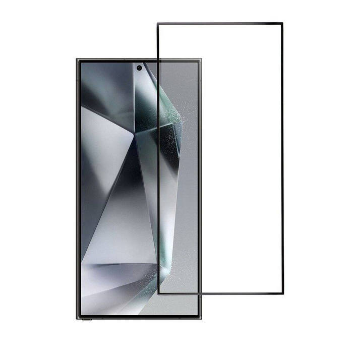 Szkło hartowane do Samsung Galaxy S24 ULTRA (full glue / case friendly) Blue Star 5D czarne