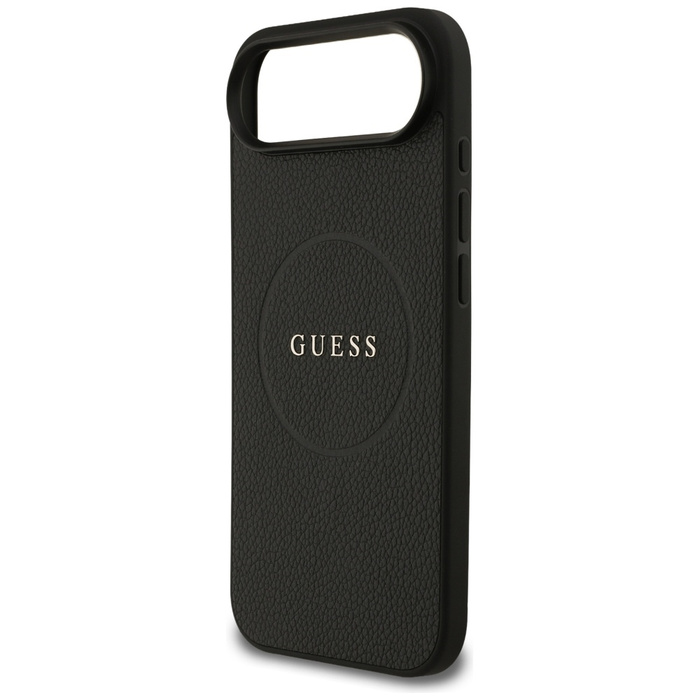 Etui Guess Grained Ring MagSafe do       iPhone 17 Air czarny