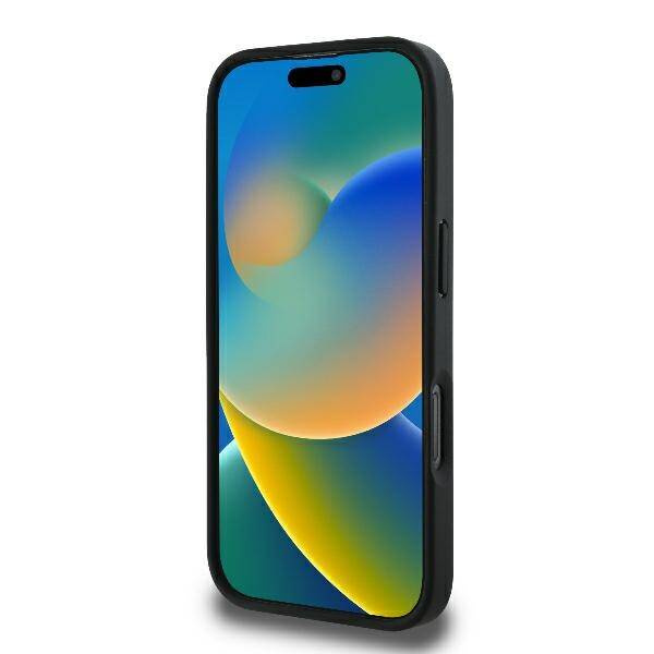 Etui Karl Lagerfeld iPhone 16 Pro 6.3" czarny/black hardcase Monogram Karl Head Pin