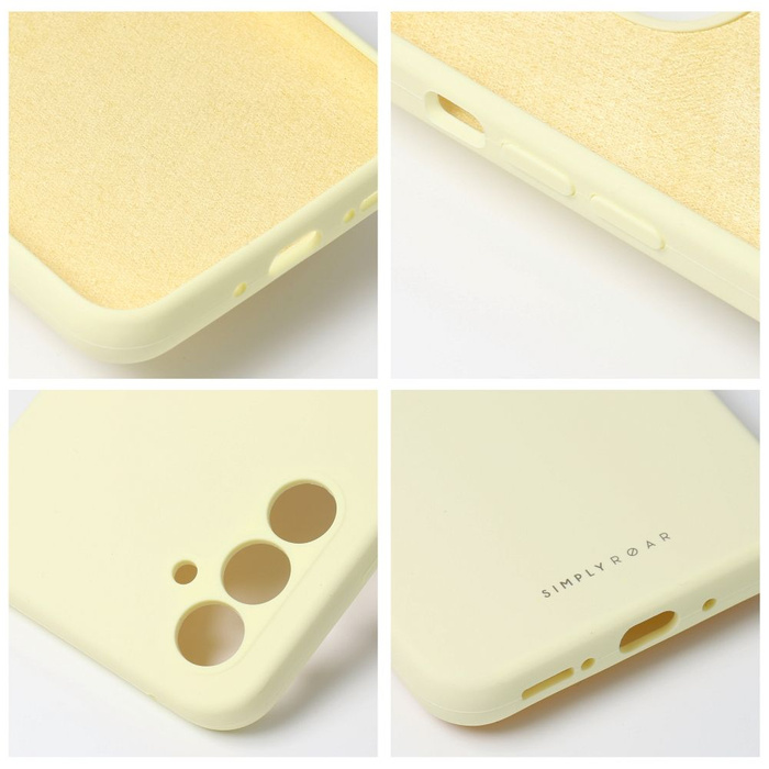 ROAR futerał CLOUD SKIN do SAMSUNG S25 Ultra 5G Jasnożółty