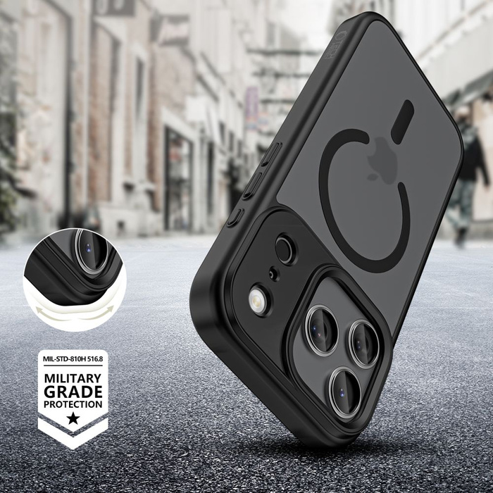 TECH-PROTECT MAGMAT MAGSAFE IPHONE 17 PRO MATTE BLACK