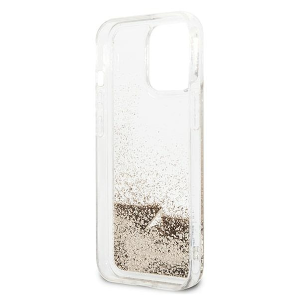 Etui GUESS Apple iPhone 14 Pro Max Glitter Charms Złoty Hardcase