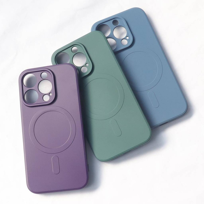 Etui Silikonowe etui kompatybilne z MagSafe do iPhone 15 Pro Max  Silicone Case - różowe Case