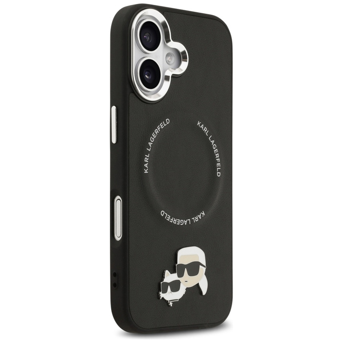 Etui Karl Lagerfeld Karl & Choupette     Pins MagSafe do iPhone 17 czarny