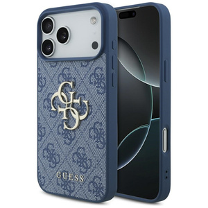 Etui Guess 4G Big Logo do iPhone 17 Pro  Max niebieski