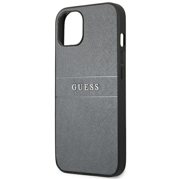 Etui GUESS Apple iPhone 13 Mini Saffiano Strap Szary Case