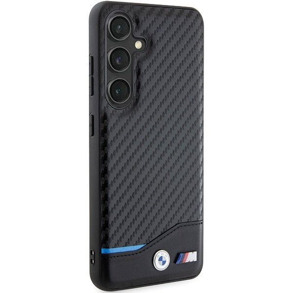Etui BMW BMHCS24S22NBCK S24 S921 czarny/black Leather Carbon Case