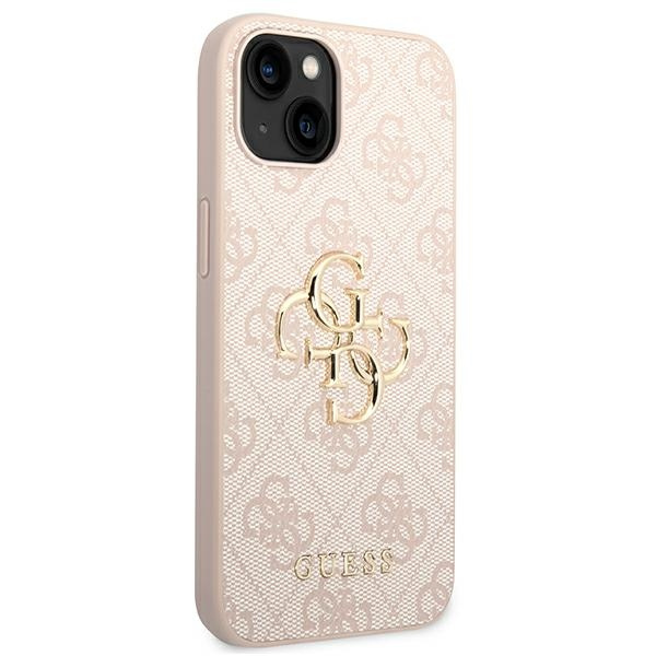 Etui GUESS Apple iPhone 14 4G Big Metal Logo Różowy Hardcase