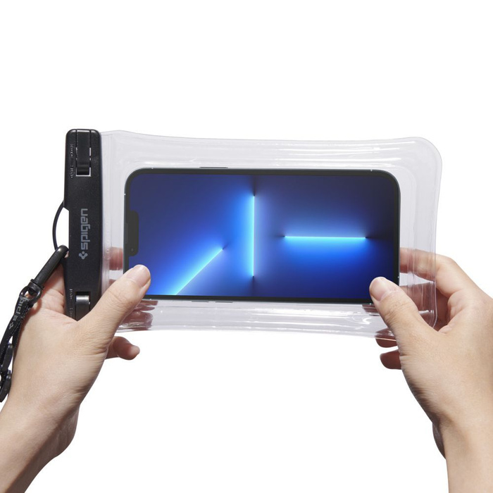 Etui Spigen A610 Universal Waterproof Float Case Crystal Clear