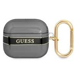 Etui GUESS Apple AirPods 3 Cover Strap Collection Czarny Case