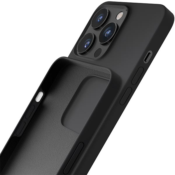 ETUI 3MK Silicone Case iPhone 13 Pro Max 6,7" czarny/black Case
