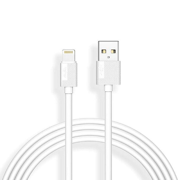 KABEL T-PHOX NETS LIGHTNING WHITE 2.4A ; PVC ; 2M