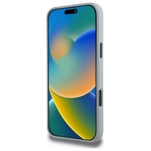 Etui BMW iPhone 16 Pro Max  szary/grey hardcase Silicone Turning Lines MagSafe