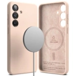 Etui RINGKE SILICONE MAGNETIC MAGSAFE GALAXY S25+ PLUS PINK SAND