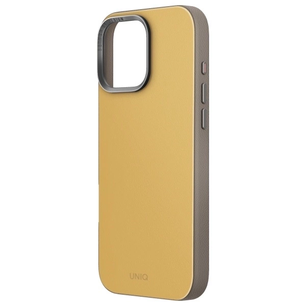 Etui UNIQ Lyden DS iPhone 16 Pro Max 6.9" Magclick Charging żółto-szary/yellow-grey