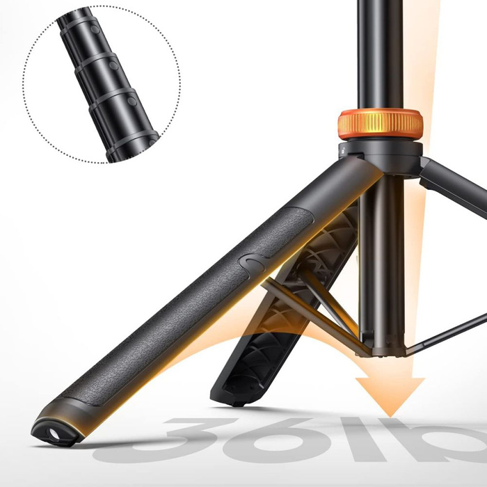 KIJEK SELFIE TECH-PROTECT L03S WIRELESS SELFIE STICK TRIPOD BLACK
