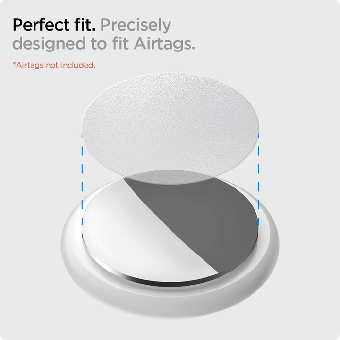 Spigen Airskin 4-Set Apple Airtag Folia Hydrożelowa Matte Clear