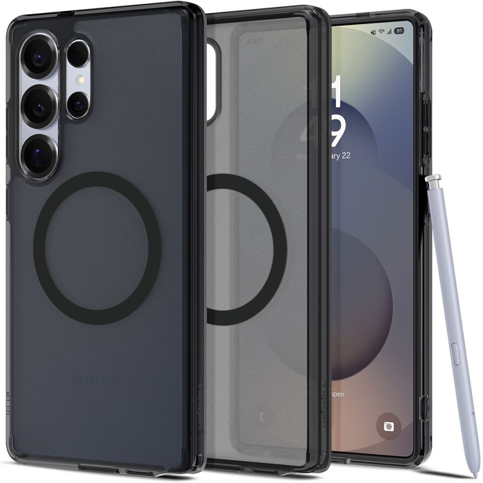 ETUI SPIGEN ULTRA HYBRID MAG MAGSAFE SAMSUNG GALAXY S25 ULTRA FROST BLACK