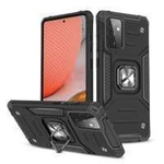 Wozinsky Ring Armor pancerne hybrydowe etui pokrowiec + magnetyczny uchwyt Samsung Galaxy A72 4G czarny