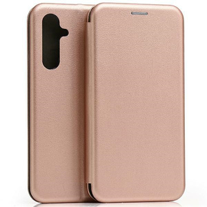 Beline Etui Book Magnetic Samsung A54 5GA546 różowo-złoty/rosegold
