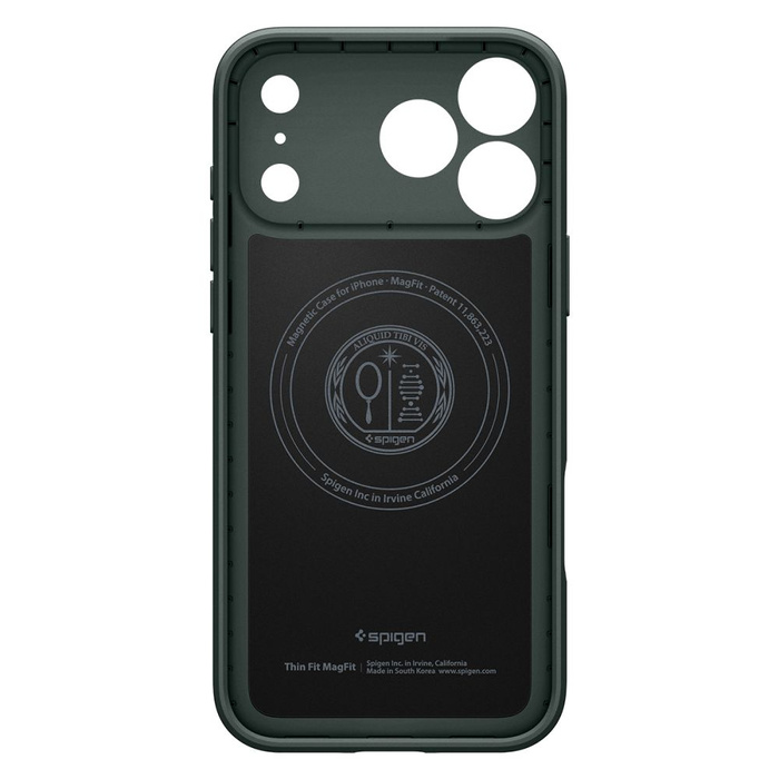 ETUI SPIGEN IPHONE 17 PRO MAX THIN FIT MAG MAGSAFE ABYSS GREEN