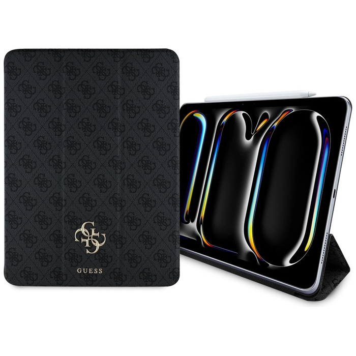 Guess GUFC13PM24PS4SGK iPad Pro 13" 2024  czarny/black Magnetic 4G Big Logo