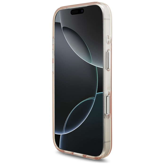 Etui Karl Lagerfeld IML Karl RSG Logo    MagSafe do iPhone 17 Pro różowy