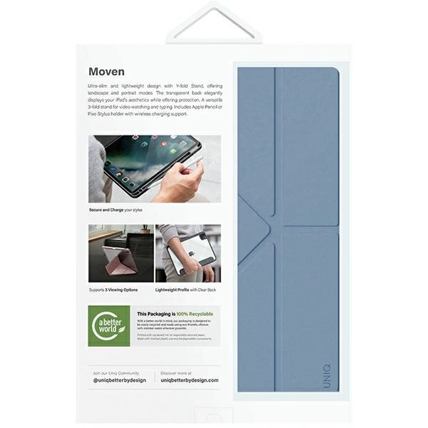 UNIQ etui Moven iPad Air 11" (2024) niebieski/stone blue