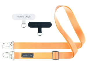 Mobile Origin Lanyard tape 25mm, Peach Fuzz, 84 - 165cm
