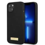 Etui GUESS Apple iPhone 13 Silicone Logo Plate MagSafe Czarny Hardcase