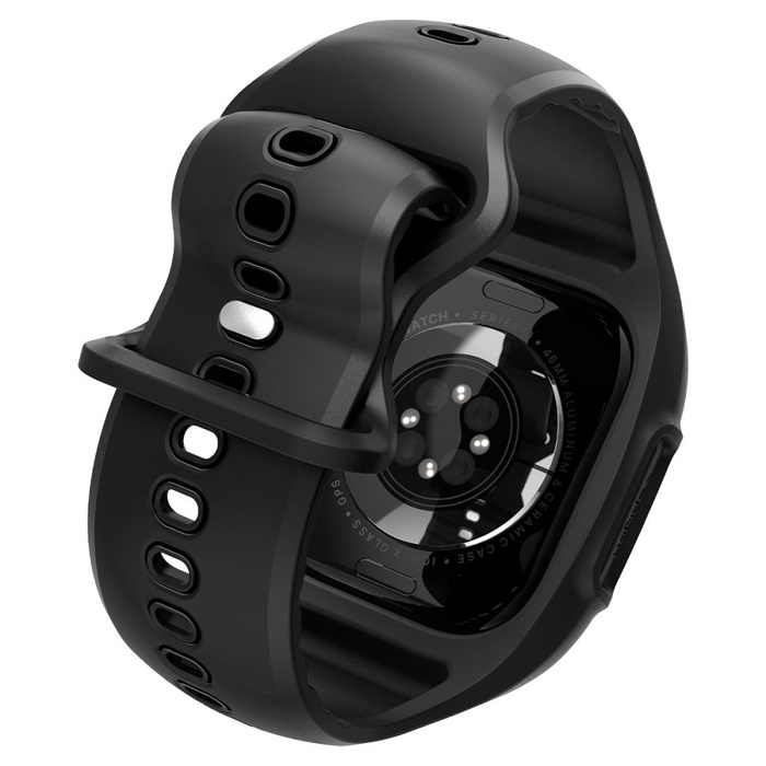 PASEK SPIGEN APPLE WATCH 10 (46 MM) LIQUID AIR PRO MATOWY CZARNY