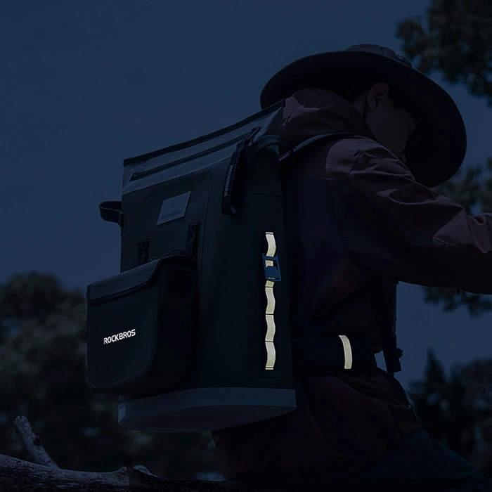Plecak termiczny Rockbros z izolacją 18l  ergonomiczny - zielony