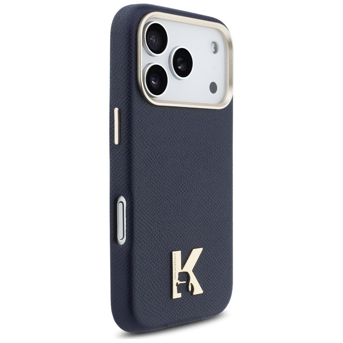 Etui Karl Lagerfeld Karl Head Logo       MagSafe do iPhone 17 Pro niebieski