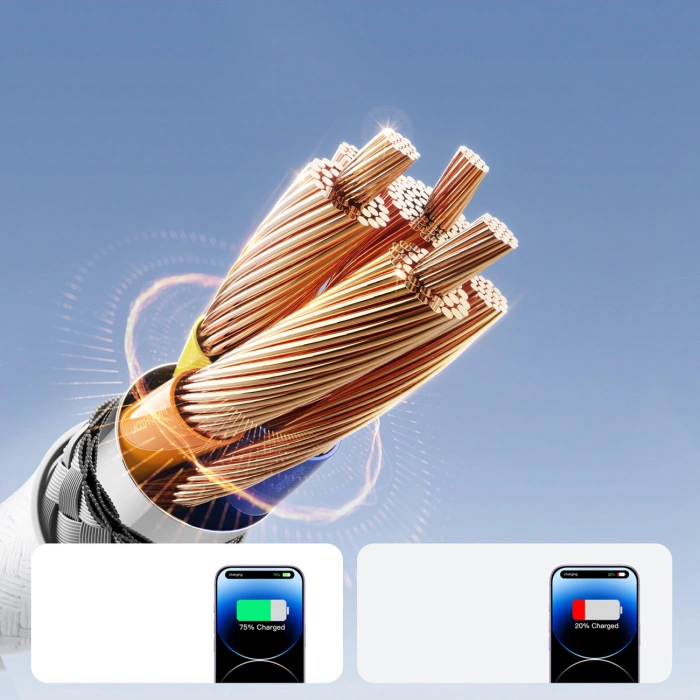 Kabel Joyroom S-A28 Flash Series 30W USB-C - Lightning 2m - biały