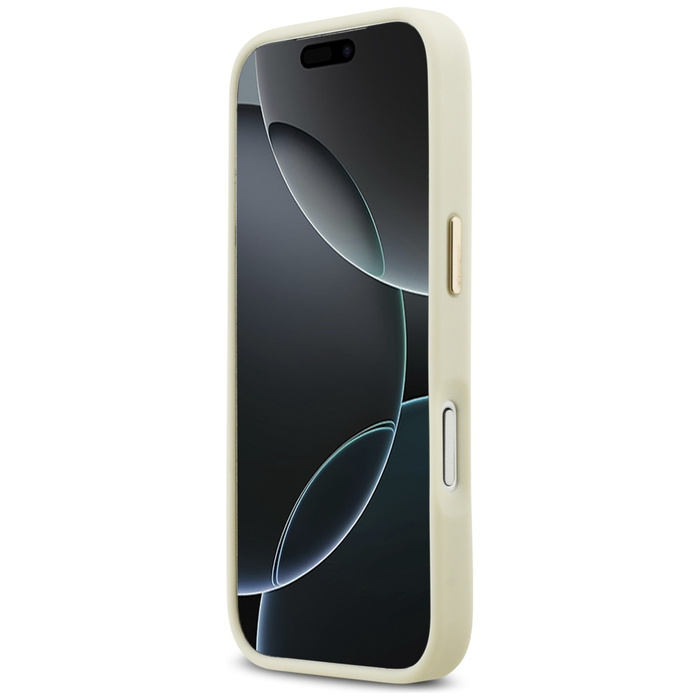 Etui Karl Lagerfeld Karl Script Logo do  iPhone 17 Pro beżowy